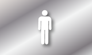 Male braille and tactile signs manufactured by Bathurst Signs